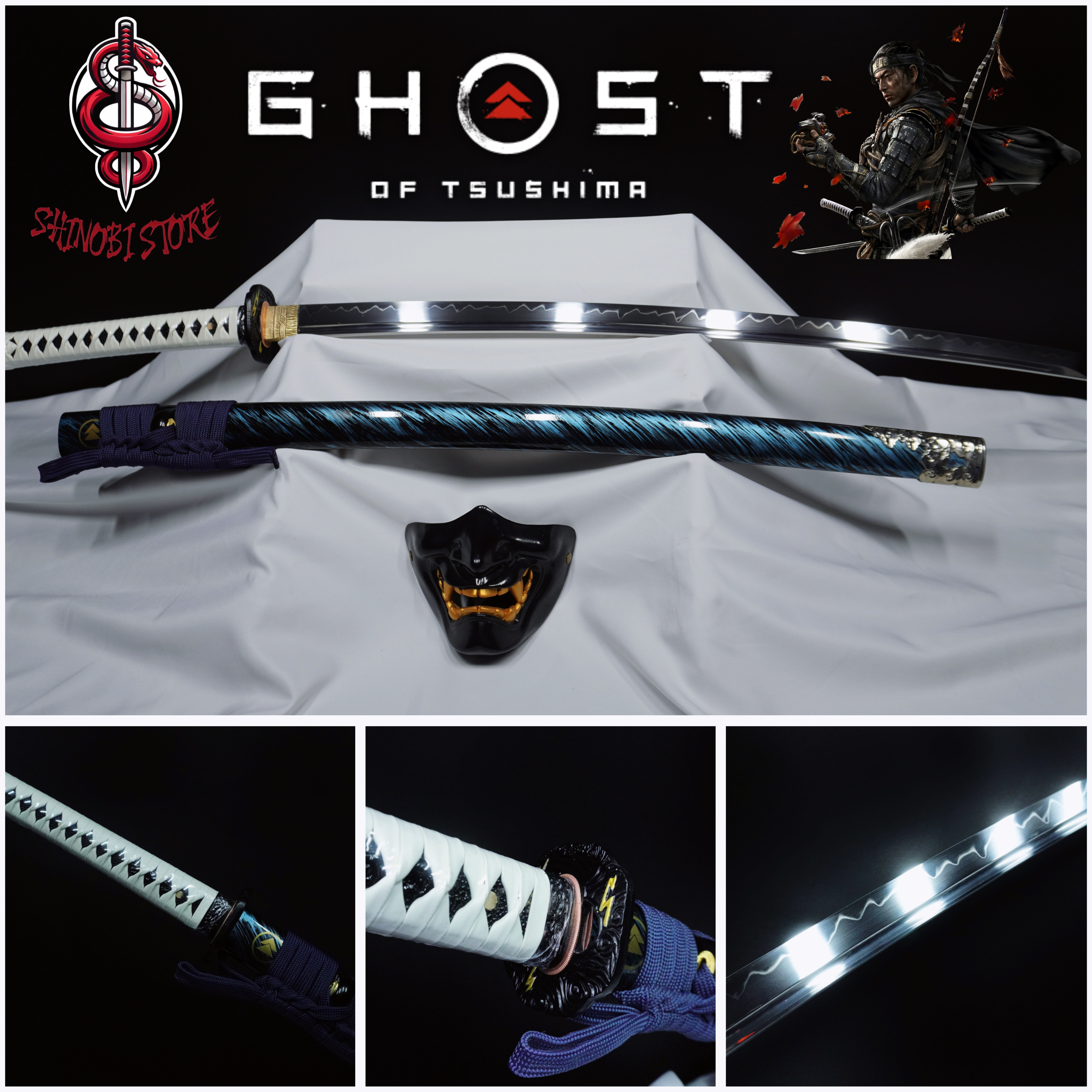 KATANA T10 STEEL / Ghost Of Tsushima / Jin Sakai Katana